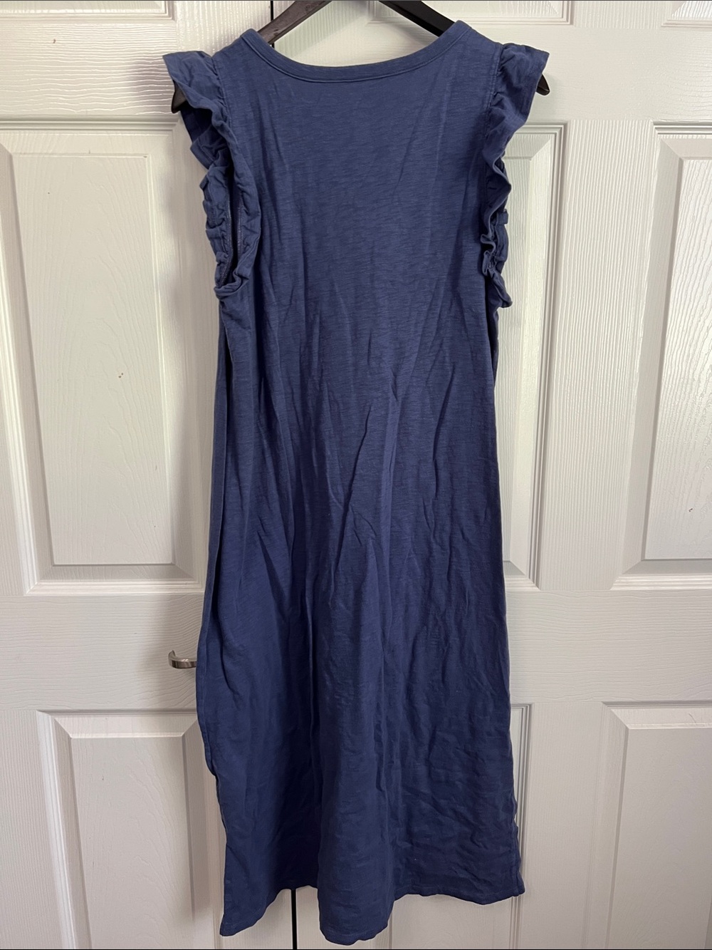 Universal Thread Navy Ruffle Sleeve Tank Top - Picture 6 of 7